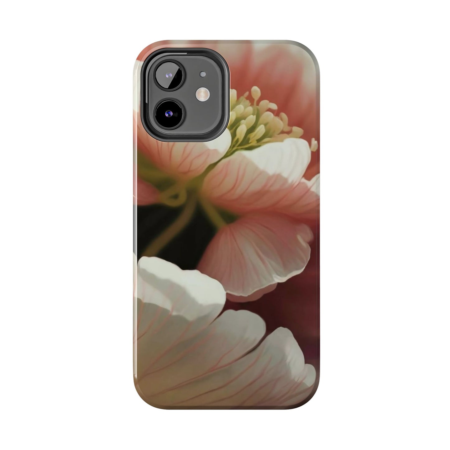 Pink Petal Watercolor Bloom Tough Phone Case