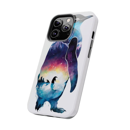 Arctic Majesty Penguin Tough Phone Case