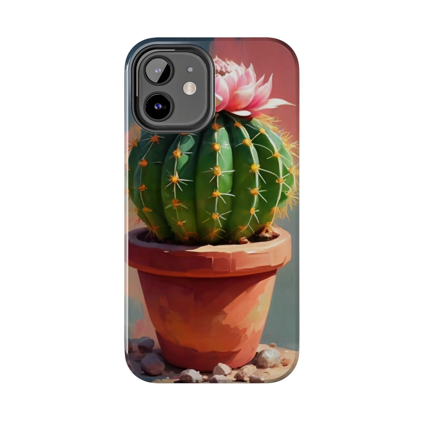 DesertBloom Terracotta Cactus Tough Phone Case