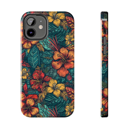 Radiant Frangipani - Hawaiian Tough Phone Case