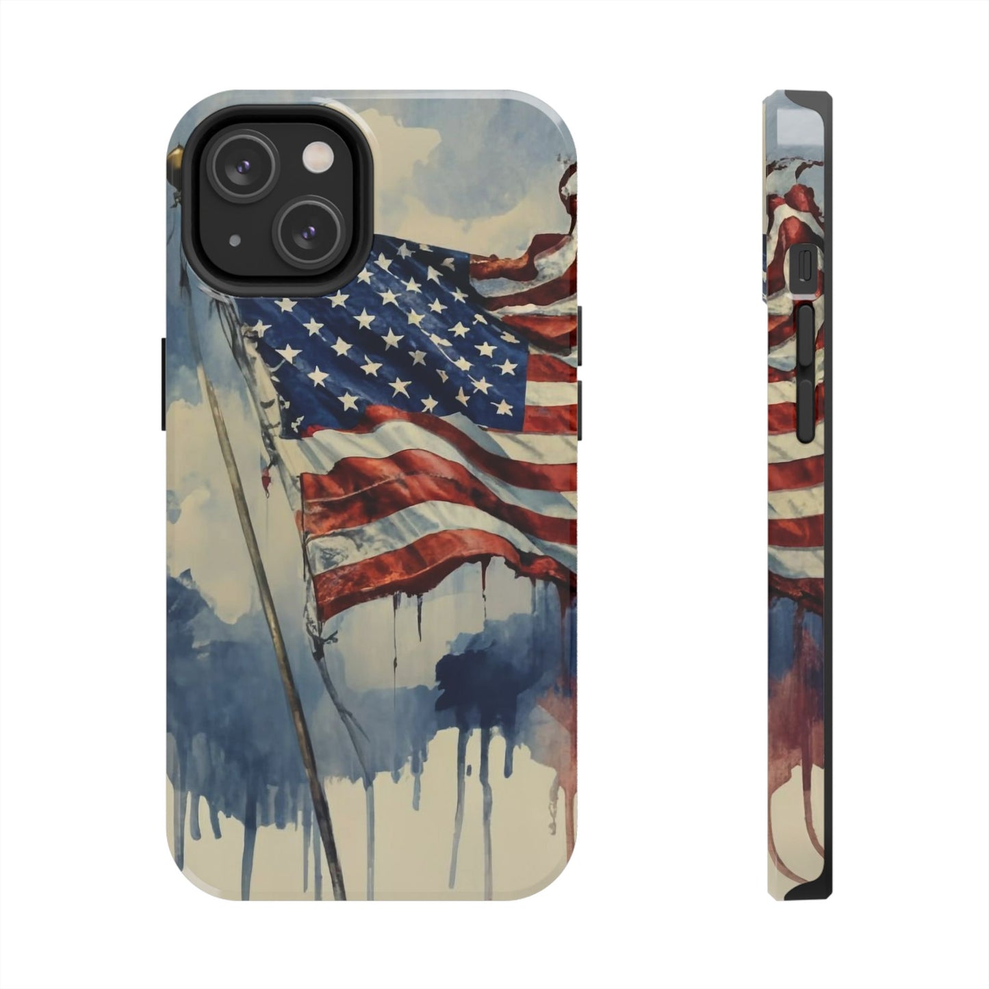 Tattered Glory American Flag Tough Phone Case