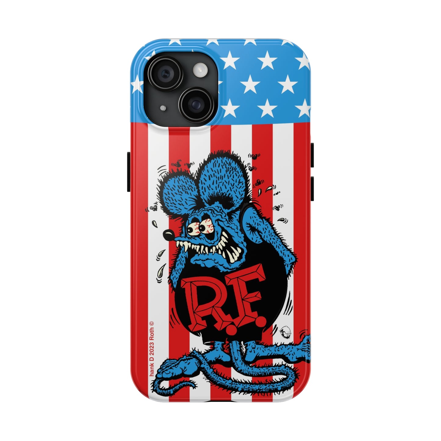 Red, White and Fink - Tough Phone Case