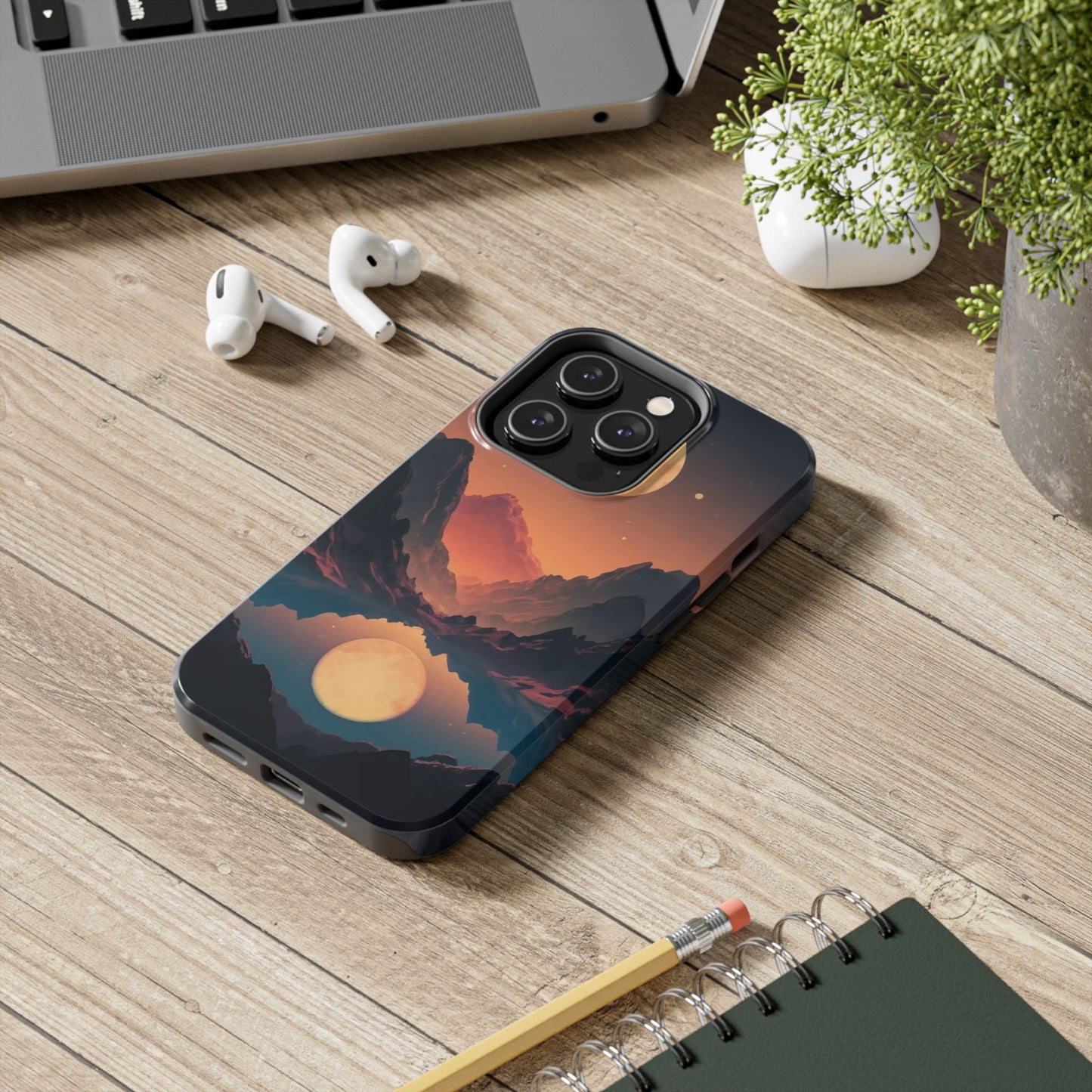 Mountain Moonlight Defender Case