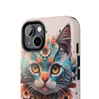 Floral Feline Armor Case