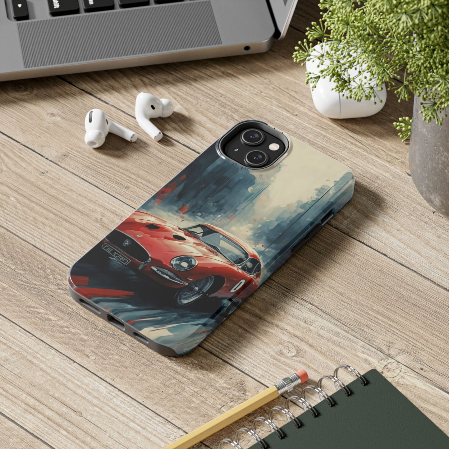 City Drive Red Sports Car Tough Phone Case