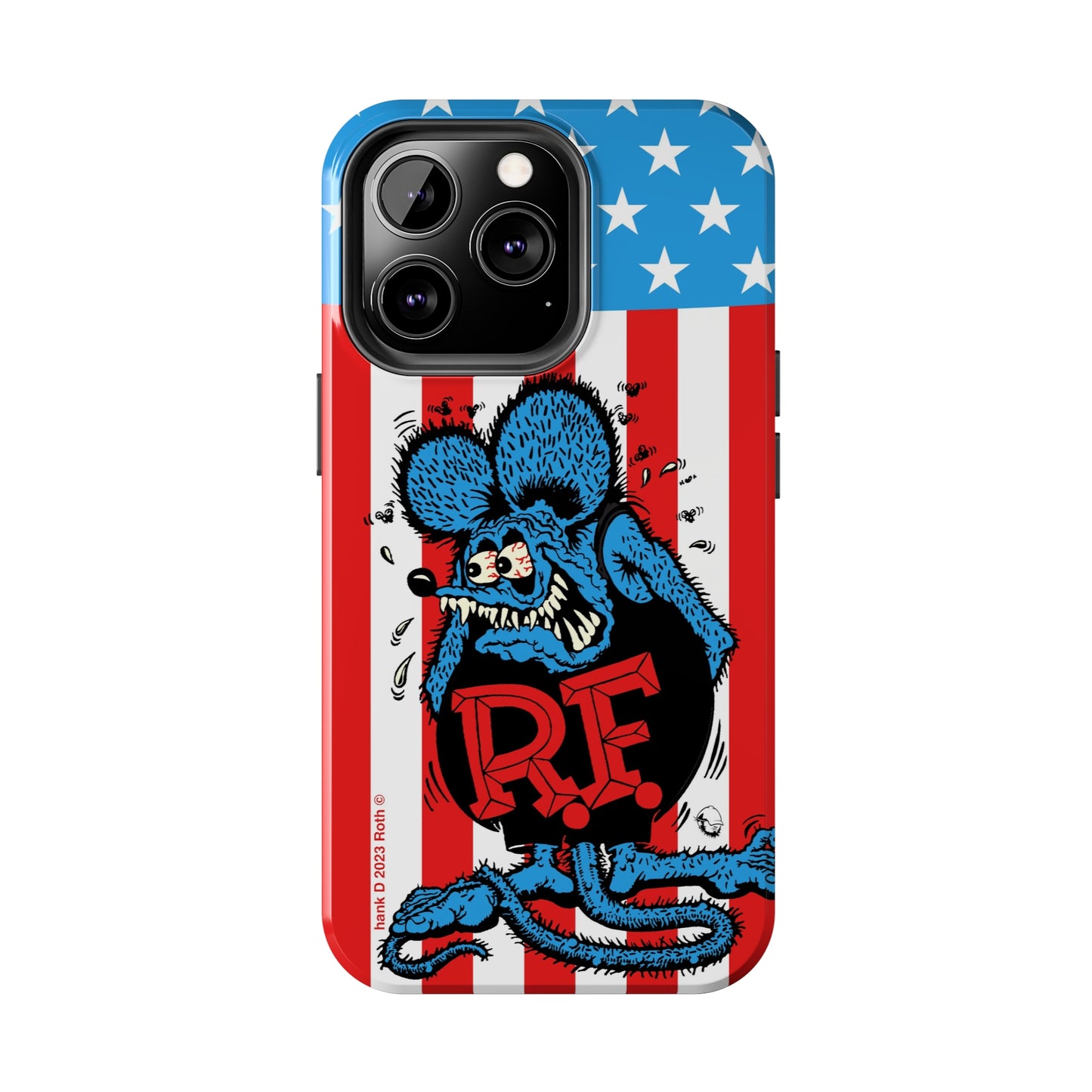 Red, White and Fink - Tough Phone Case