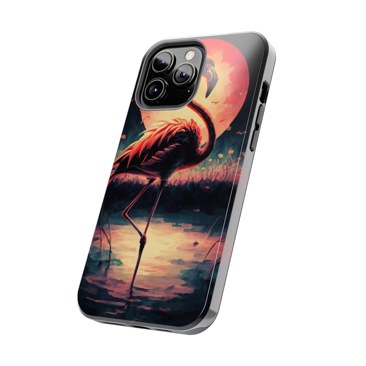Sunset Flamingo Defender Case