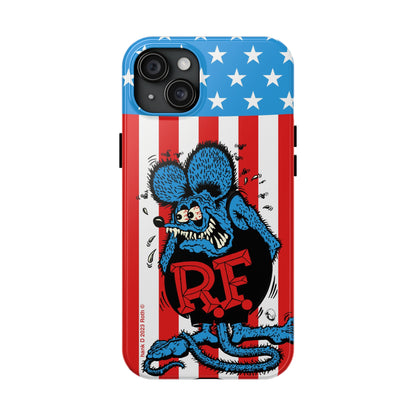 Red, White and Fink - Tough Phone Case