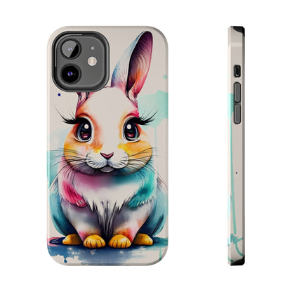 Minimalist Bunny Abstract Art Tough Phone Case