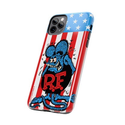 Red, White and Fink - Tough Phone Case