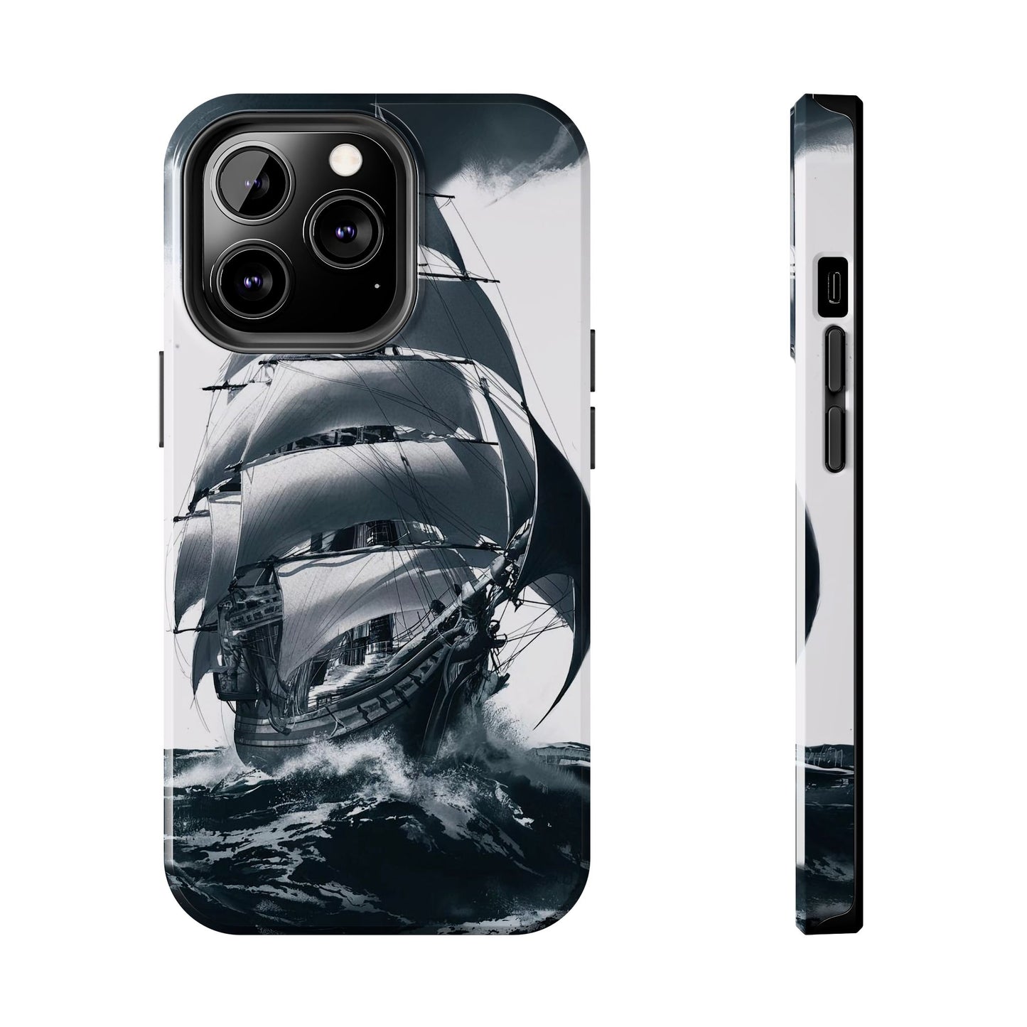 Tempest Voyage Pirate Ship Tough Phone Case