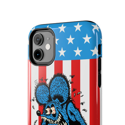 Red, White and Fink - Tough Phone Case