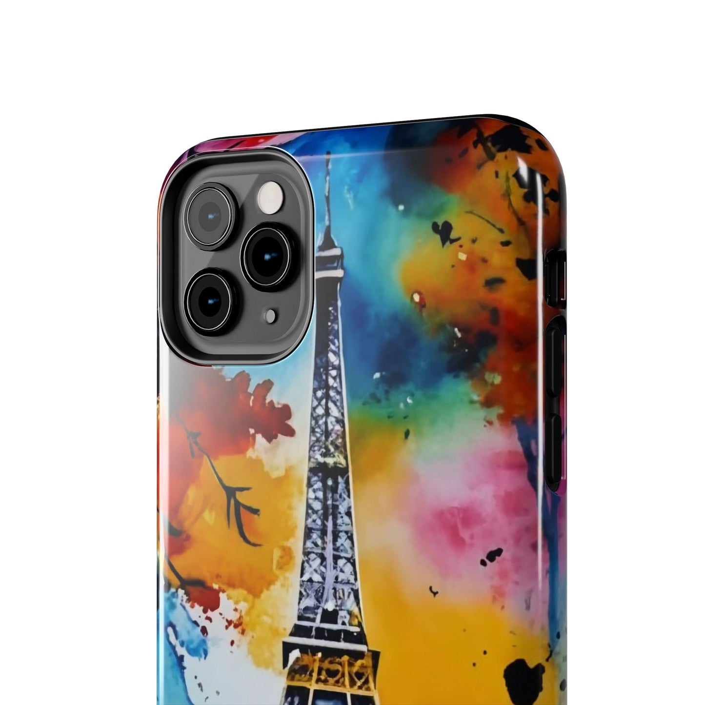 Vibrant Twilight Eiffel Defender Case