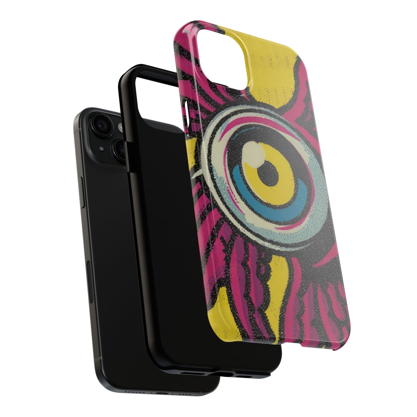 Golden Gaze Winged Eye iPhone Case