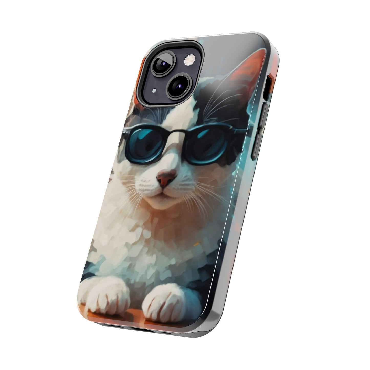 CoolCat Dinner Date Tough Phone Case