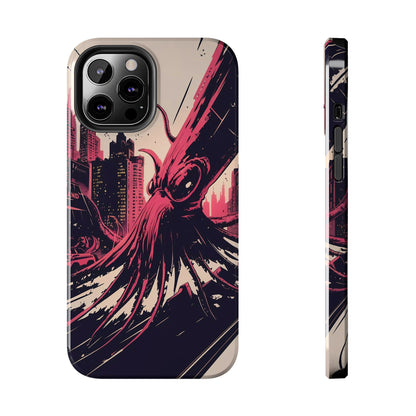 Kraken Rampage Cityscape Tough Phone Case