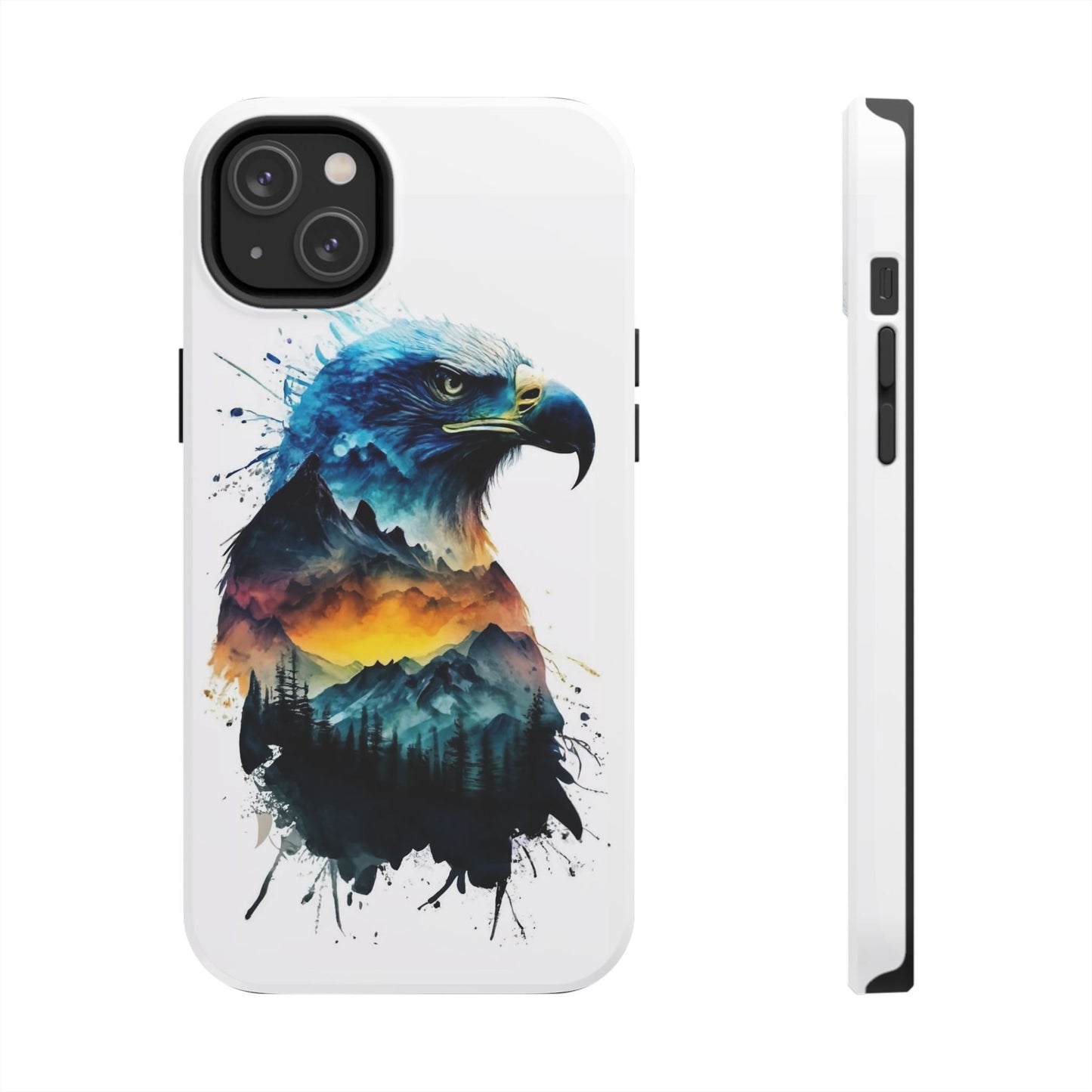 Intense Gaze Bald Eagle Tough Phone Case