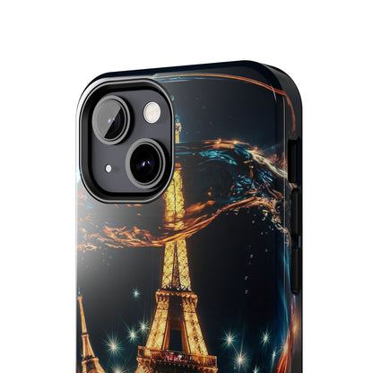 Eiffel Tower Through the Looking Glass Tough Phone Case