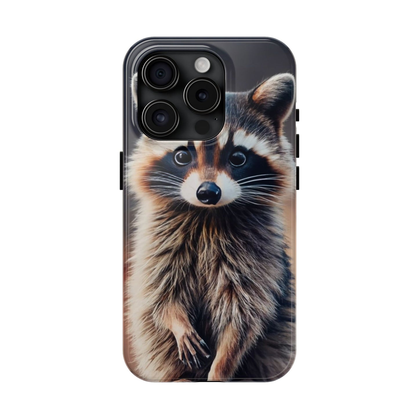 Abstract Raccoon Charm Tough Phone Case