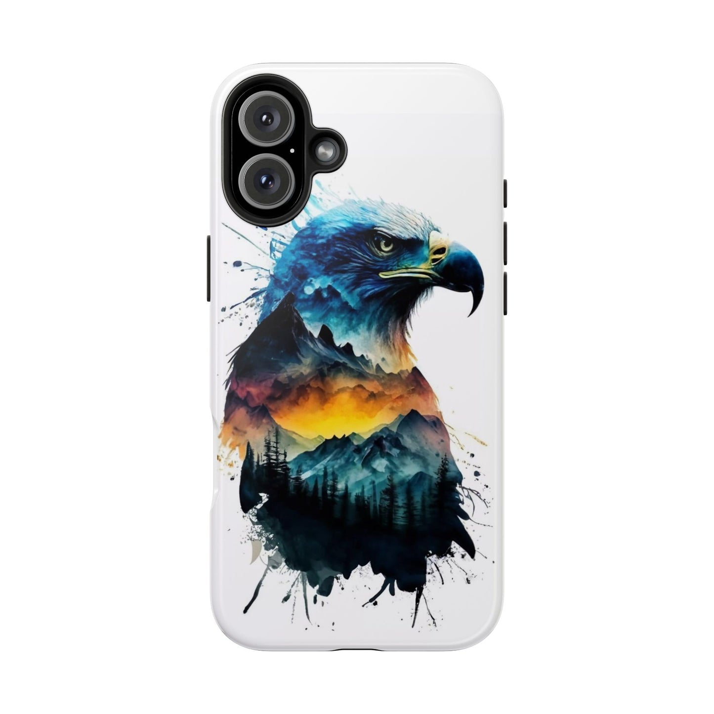 Intense Gaze Bald Eagle Tough Phone Case