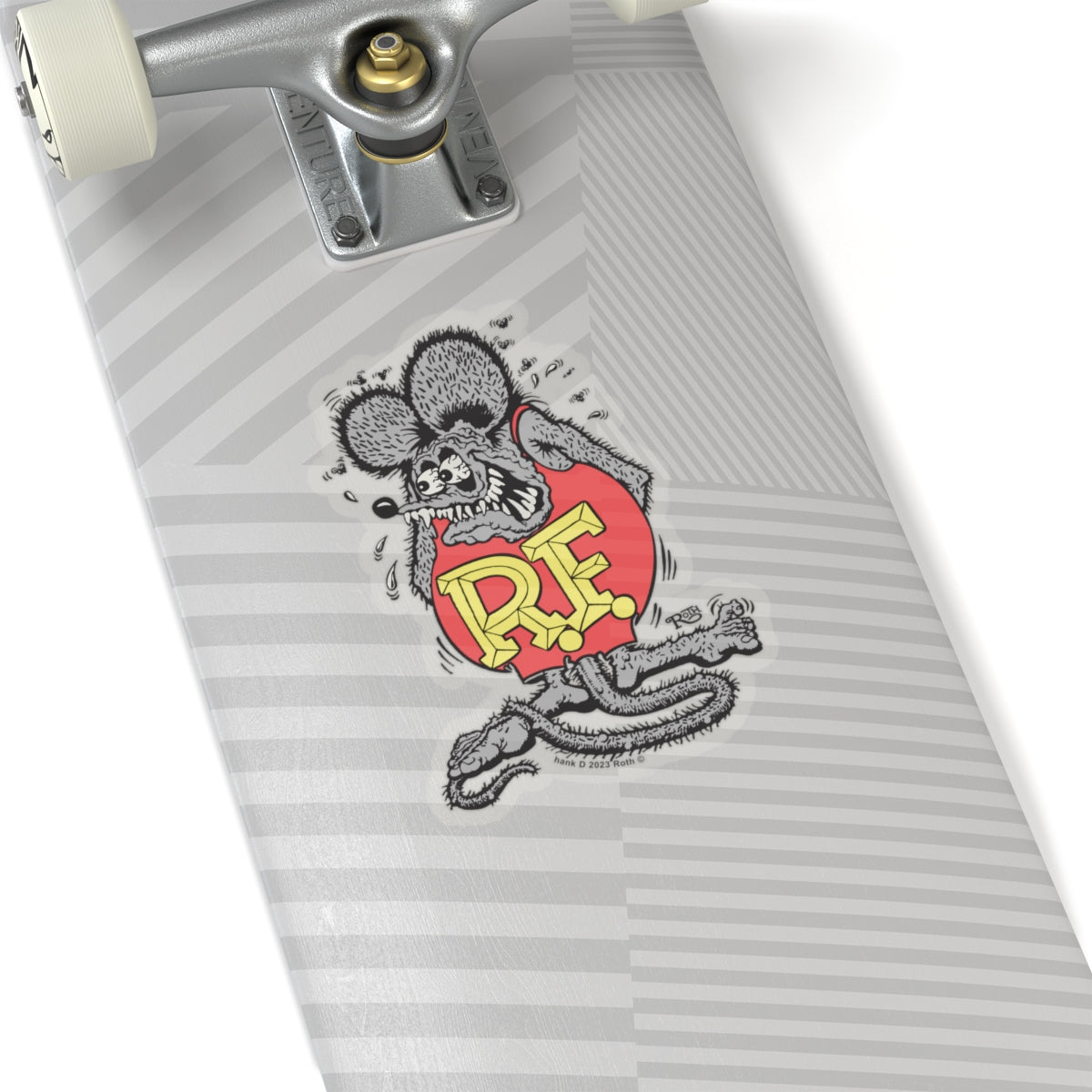 Gray Ghost Rat Fink Sticker