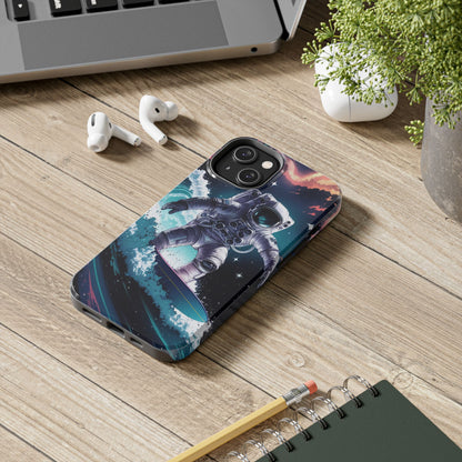 Space Surfer Astronaut Adventure Tough Phone Case