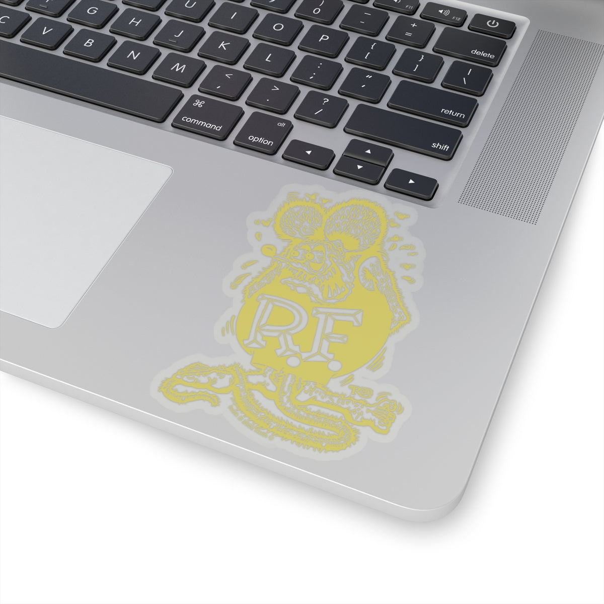 Signature Yellow Rat Fink Sticker