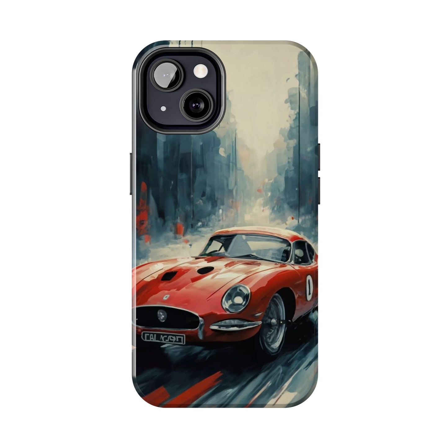 City Drive Red Sports Car Tough Phone Case