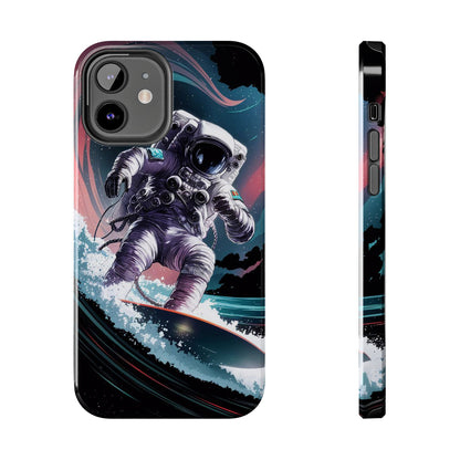 Cosmic Crest Astronaut Wave Rider Tough Phone Case