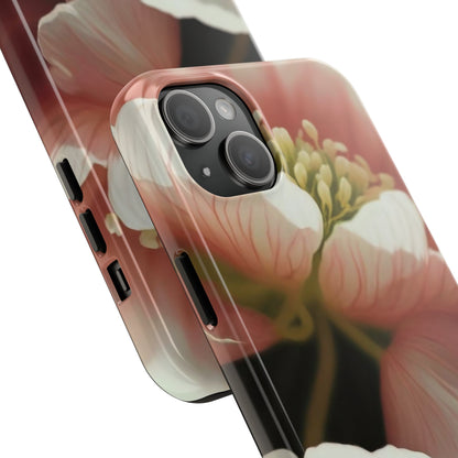 Pink Petal Watercolor Bloom Tough Phone Case