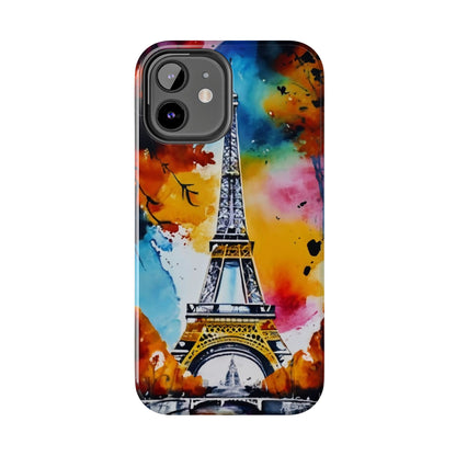 Vibrant Twilight Eiffel Defender Case