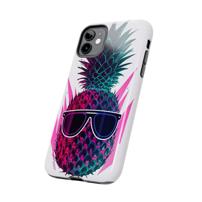 Sunglass Clad Pineapple Funk Tough Phone Case