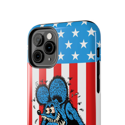 Red, White and Fink - Tough Phone Case