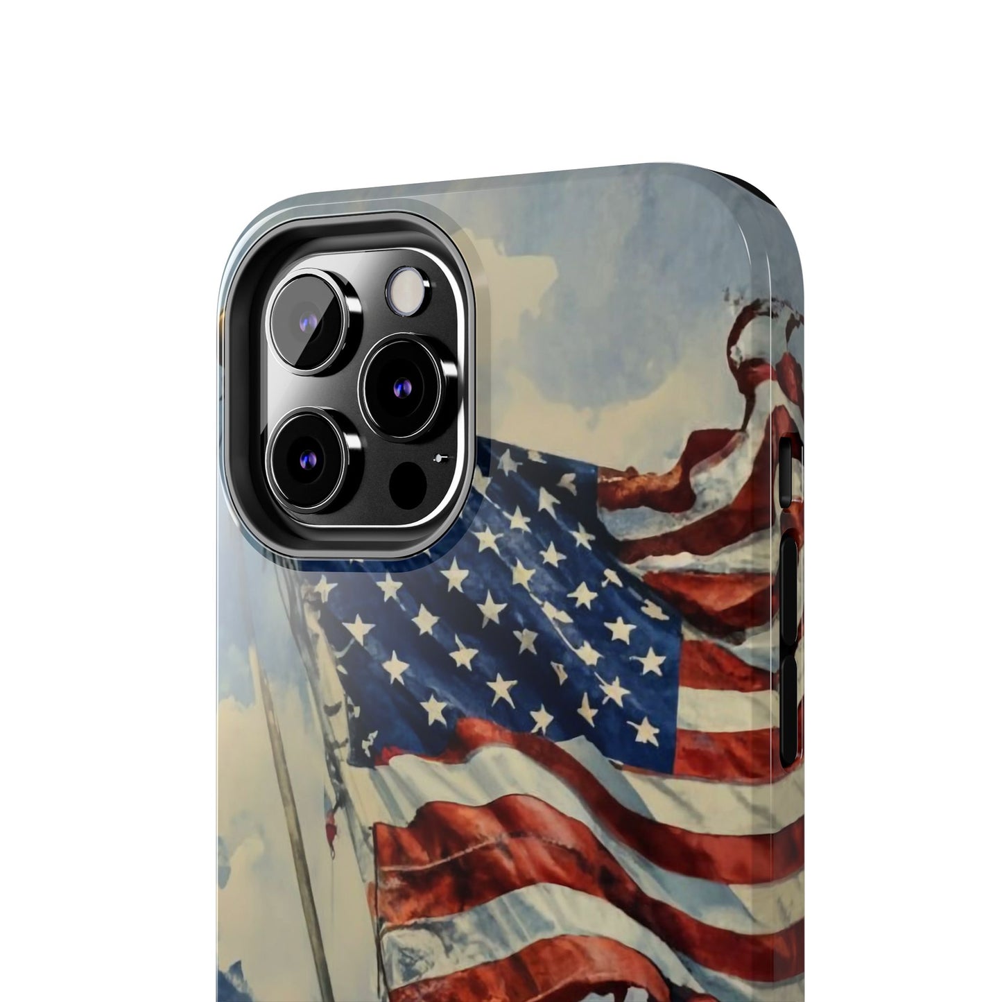 Tattered Glory American Flag Tough Phone Case