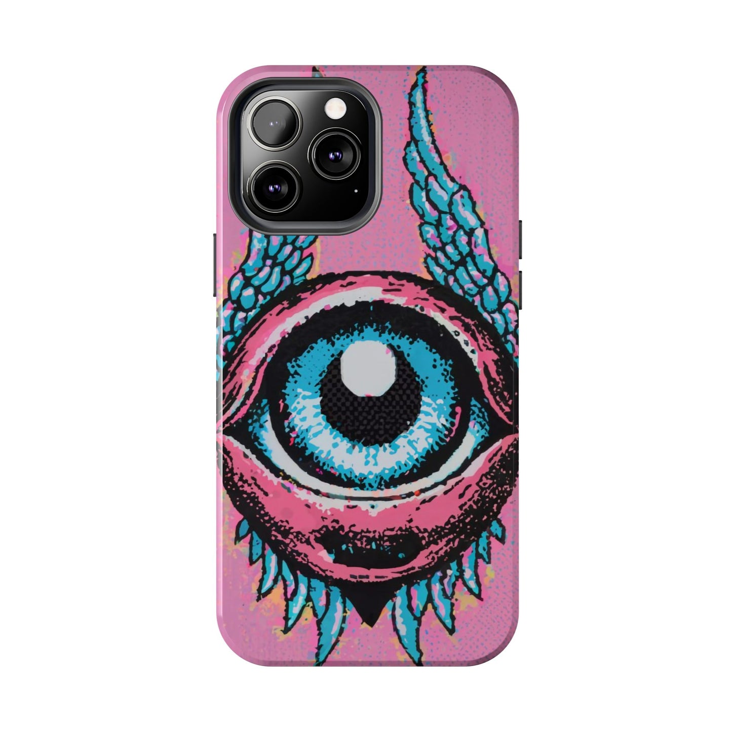 Halftone Horizon Eyeball iPhone Case