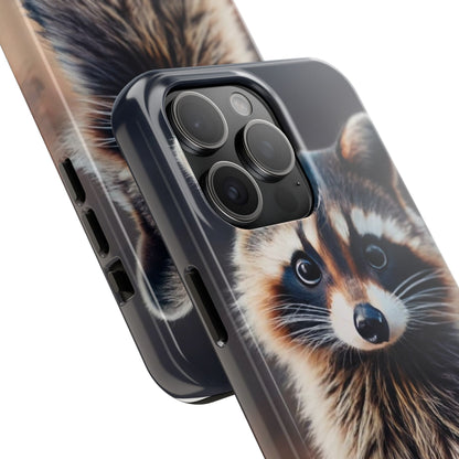 Abstract Raccoon Charm Tough Phone Case