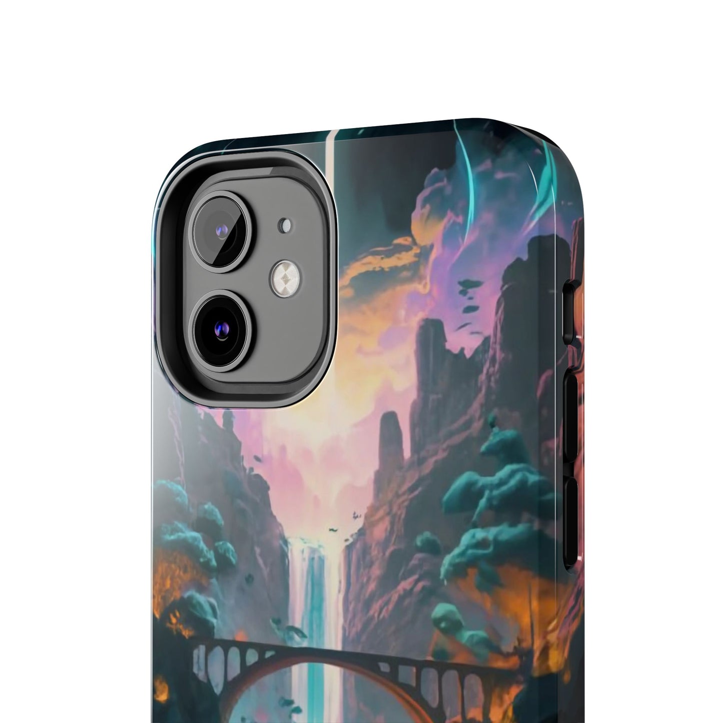 Midnight Cascade Blue Moon Tough Phone Case