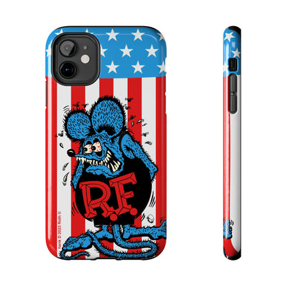 Red, White and Fink - Tough Phone Case