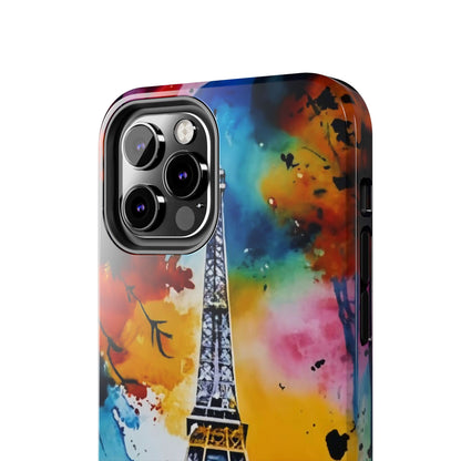 Vibrant Twilight Eiffel Defender Case