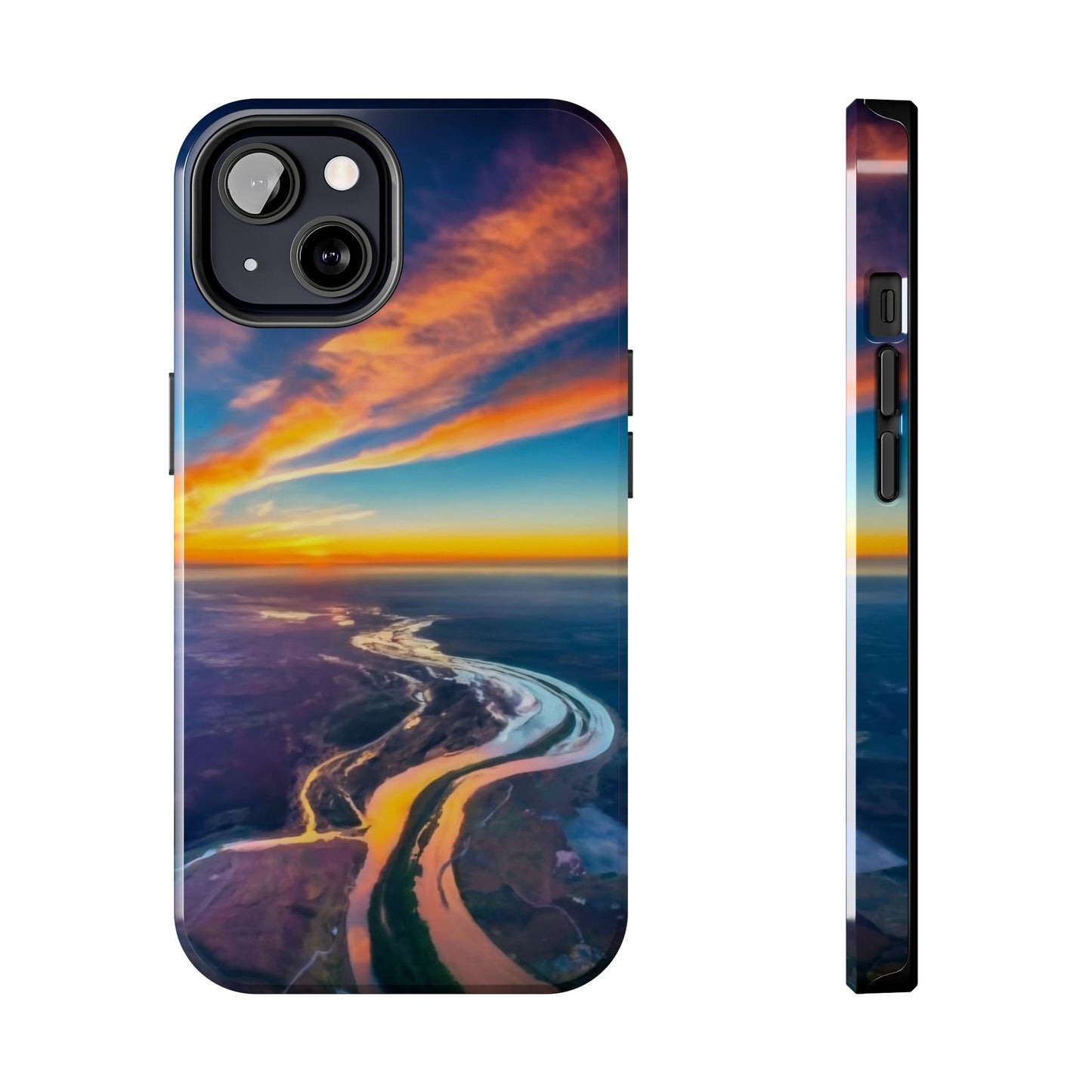 Celestial Sunset Earth View Tough Phone Case