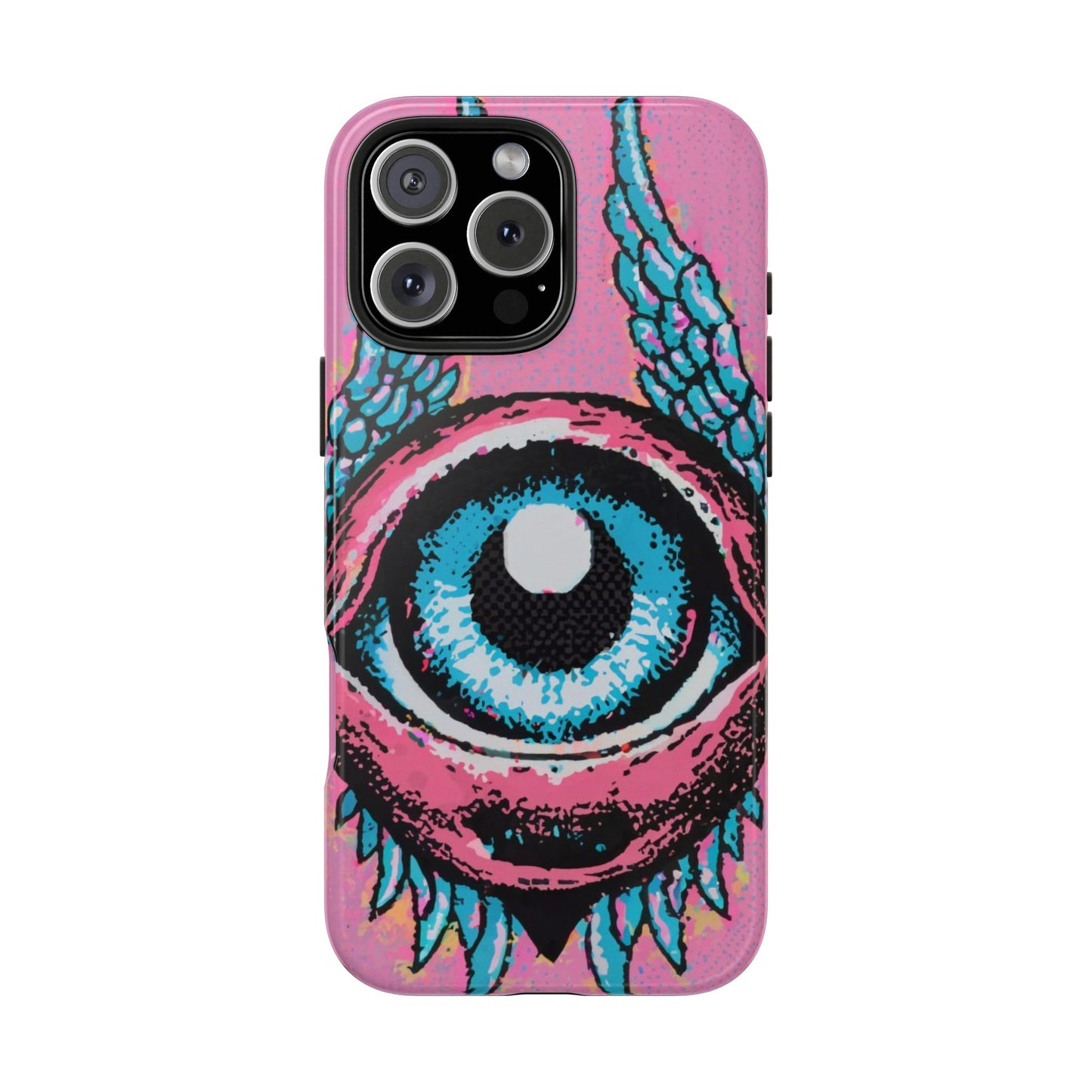 Halftone Horizon Eyeball iPhone Case