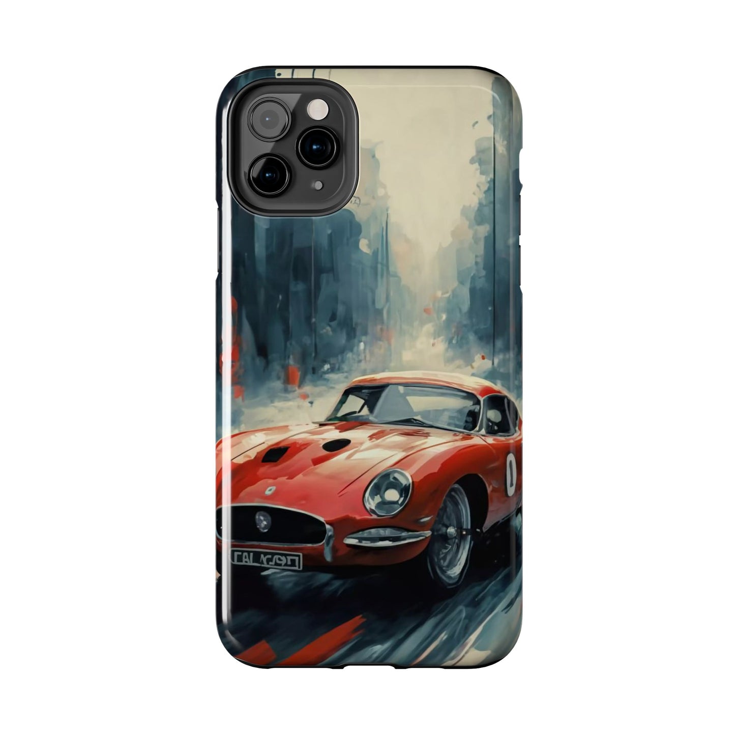 City Drive Red Sports Car Tough Phone Case