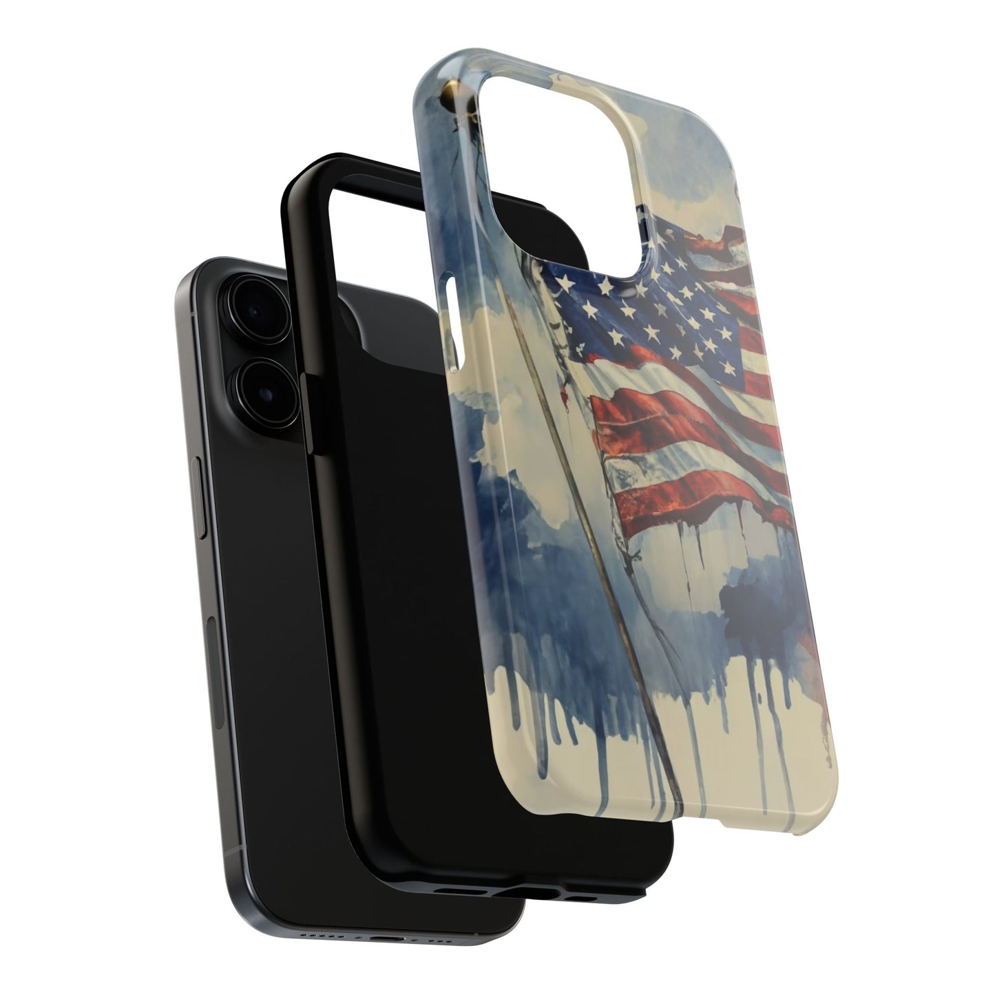 Tattered Glory American Flag Tough Phone Case