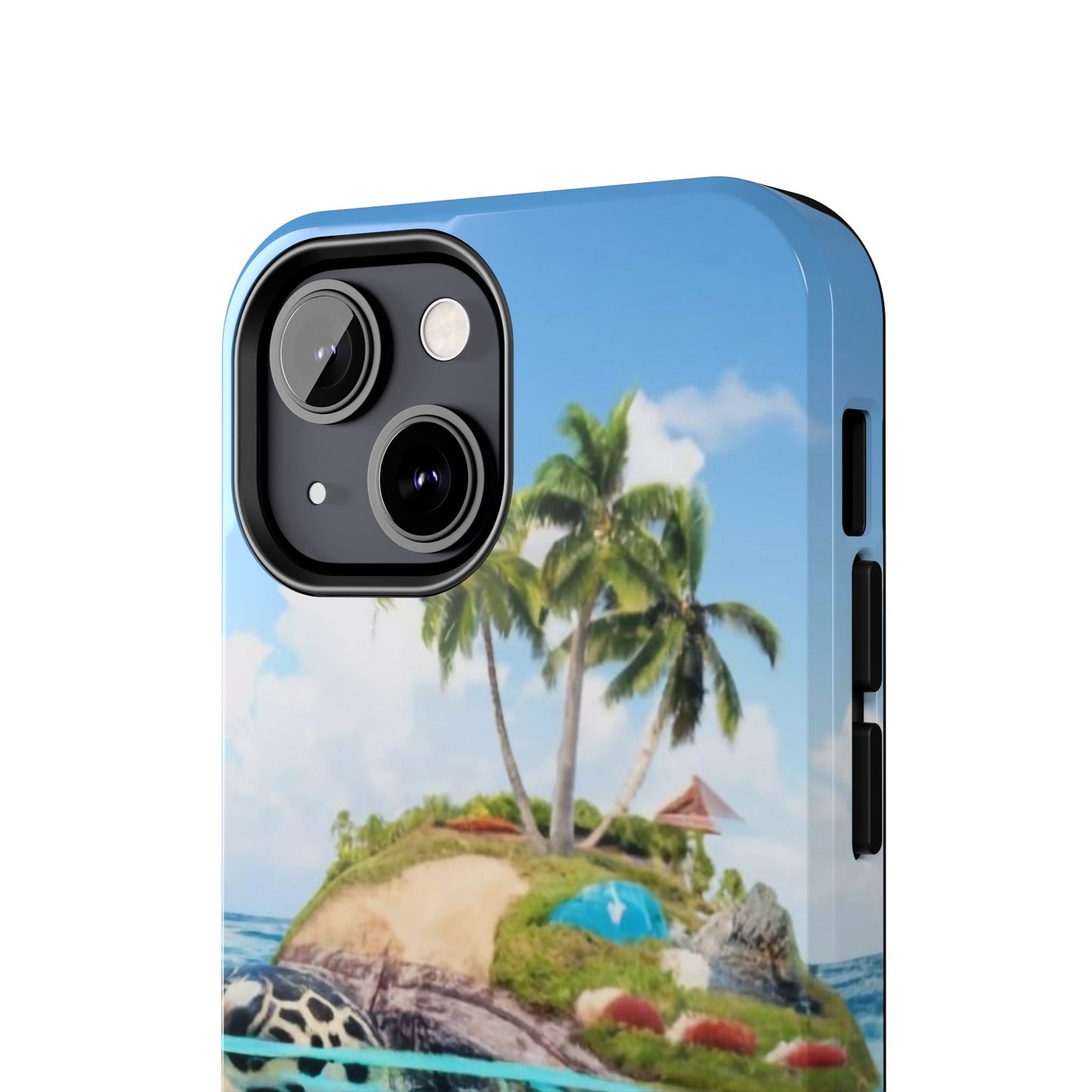 Island Turtle Ocean Adventure Tough Phone Case