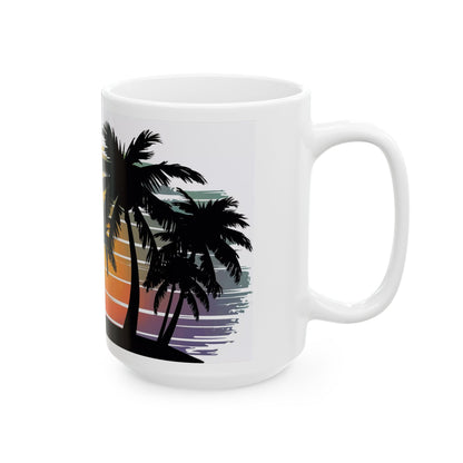 Tropical Gradient Sunset Mug