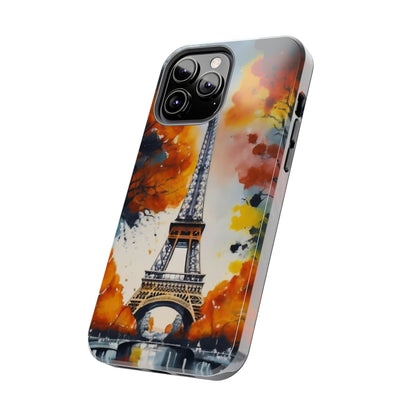 Watercolor Eiffel Twilight Defender Case