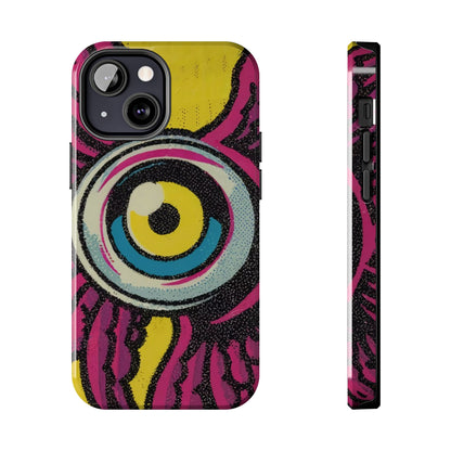 Golden Gaze Winged Eye iPhone Case