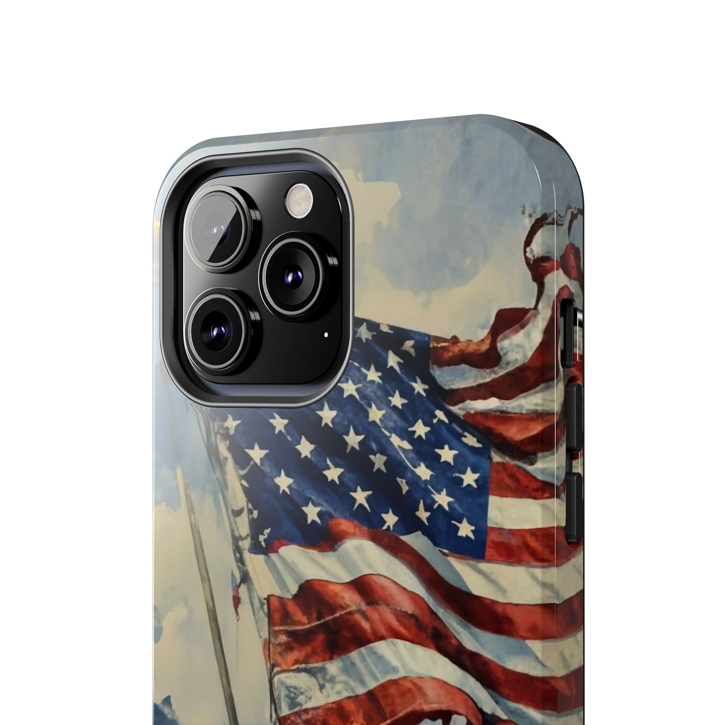 Tattered Glory American Flag Tough Phone Case