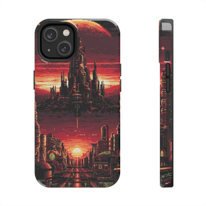 PixelVista Futuristic City Tough Phone Case