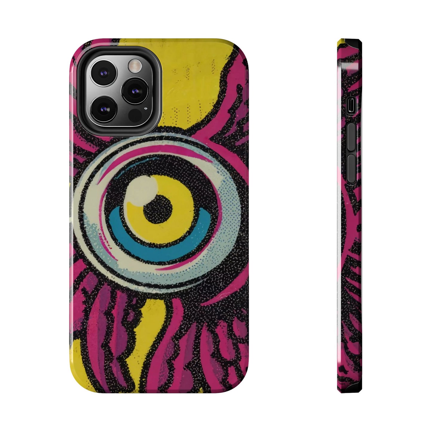 Golden Gaze Winged Eye iPhone Case